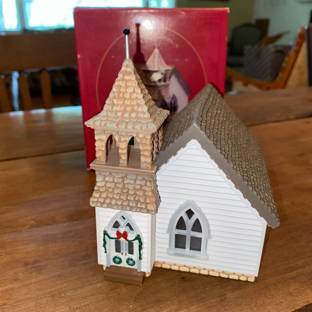 Hallmark Keepsake Christmas Ornament COUNTRY CHURCH Sarah Plain & Tall